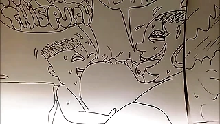 Monster Girl Jacks Guy Off To Chubby Taco Girl Dexterity